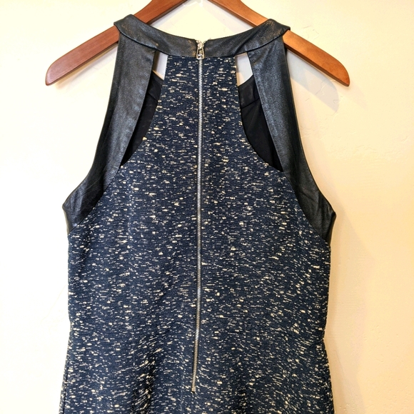 Sea New York blue cream tweed dress - Picture 6 of 10